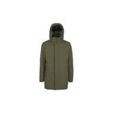 Yes Zee Green Nylon Jackets & Coat